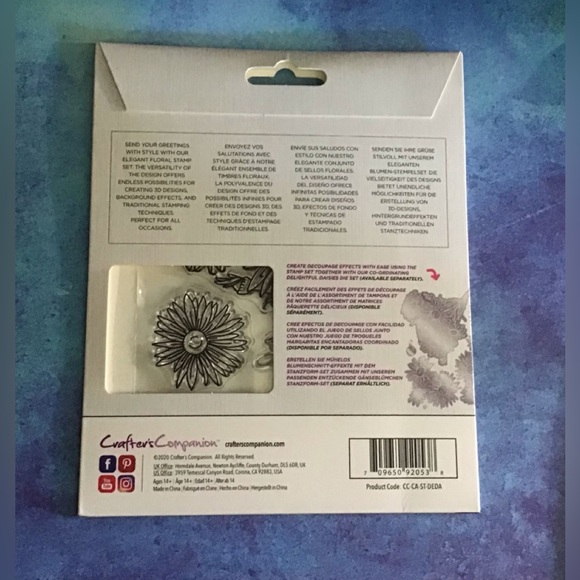 Crafter’s Companion Fantastic Fuchsia and Delightful Daisies Stamp Sets - Picture 5 of 5